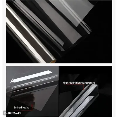 SUNBIRD? 19.9 x 77.8_Inch Gloss Clear Tabletop Film Furniture Stickers Self Adhesive Kitchen Countertop Peel and Sticker Film Anti-Oil High Temperature Resistance-thumb3