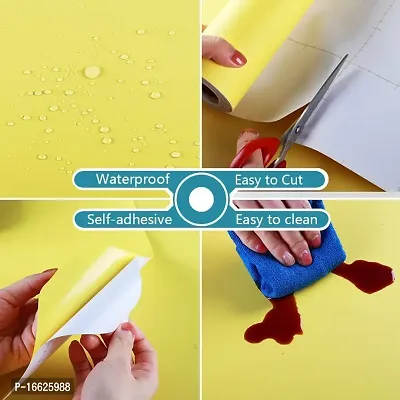 SUNBIRD Matte Wallpaper Peel and Stick Waterproof Contact Paper for Cabinets Walls Removable Self Adhesive Wall Paper for Kitchen Bathroom-thumb5