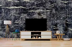 SUNBIRD Marble Wallpaper Wall Sticker for Kitchen Cabinets Bathroom Peel  Stick Wall Removable Contact Paper Waterproof Wall Paper (24 X 48 Inch, Black Galaxy)-thumb2