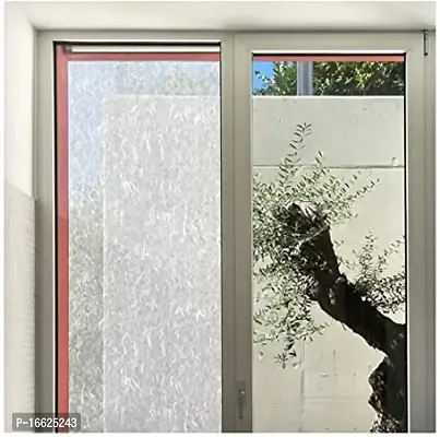 SUNBIRD Window Privacy Film, Frosted Removable Glass Covering for Bathroom, Opaque Static Cling Heat Control Door Sticker for Home (17 X 78 Inch,Snake dot)-thumb3