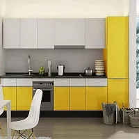 SUNBIRD 24 Inch X 60 Inch Yellow Contact Paper for Cabinets Kitchen Countertops Furniture High Glossy Peel and Stick Wallpaper Glitter Decorative Self Adhesive Vinyl/ PVC Film Waterproof Removable-thumb1