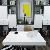 SUNBIRD Glossy White Wallpaper 24 X 120 Inch Peel and Stick Wallpaper Self Adhesive Removable Wallpaper W Contact Paper for Cabinet Countertop Furniture Kitchen Vinyl Film Waterproof Countertop Paper-thumb3