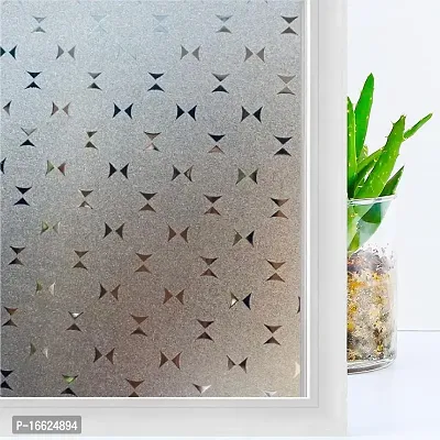 SUNBIRD 3D Decor Texture Privacy Window Film Static Cling No Glue Window Marble Stained Glass Window Film Coverings Glass Sticker for Home Self-Static-thumb4