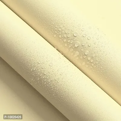SUNBIRD Light Yellow Wallpaper Matte Textured Peel and Stick Wallpaper Modern Self Adhesive Removable Wallpaper Waterproof Contact Paper for Furniture Living Room Bedroom (24 x 60 Inch)