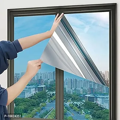 SUNBIRD? One Way Window Film Privacy Window Heat Control Film Glass Films Self-Adhesive Window Tint for Home and Office 50cm X 254cm-thumb2