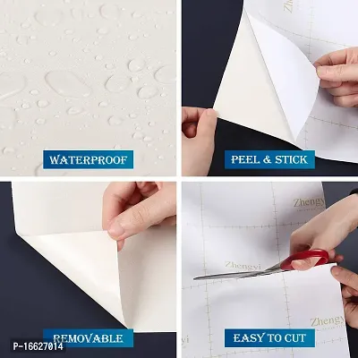 SUNBIRD Self-Adhesive Matte Wallpaper Removable Contact Paper Peel and Stick Paper Countertops for Kitchen Thick Waterproof Wall Paper for Bathroom Table Furniture-thumb4