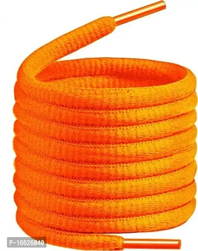 SUNBIRD 5 Pair Ova/sneaker/Flat Shoes laces Athletic Shoe Laces for Sport/Running Shoes Shoe Strings Round Oval /Flat/sneaker Shoe Lace (5 pair, Orange oval)-thumb4