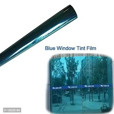 SUNBIRD Light Blue Reflective One Way Mirror Window Film_20 X 66_INCHES Light Blue Mirrored Privacy Sticky Glass Tint Vinyl for Home II Office-thumb3