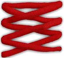 SUNBIRD 5 Pair Ova/sneaker/Flat Shoes laces Athletic Shoe Laces for Sport/Running Shoes Shoe Strings Round Oval /Flat/sneaker Shoe Lace (5 pair, Red oval)-thumb3