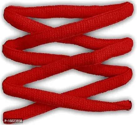 SUNBIRD 5 Pair Ova/sneaker/Flat Shoes laces Athletic Shoe Laces for Sport/Running Shoes Shoe Strings Round Oval /Flat/sneaker Shoe Lace (5 pair, Red oval)-thumb4