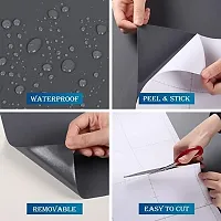 SUNBIRD Wallpaper Sticker Smooth with Glossy Waterproof Redesign Heat Resistant DIY Removable Wallpaper Redecoration Resistant Cutting Sheet Thick Adhesive (Proper Dark Grey 2X4 Foot)-thumb4