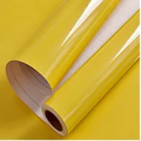 SUNBIRD 24 Inch X 60 Inch Yellow Contact Paper for Cabinets Kitchen Countertops Furniture High Glossy Peel and Stick Wallpaper Glitter Decorative Self Adhesive Vinyl/ PVC Film Waterproof Removable-thumb3