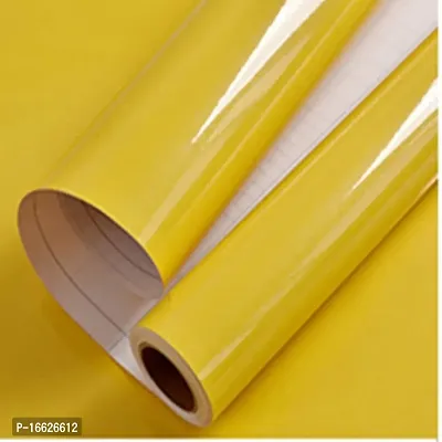 SUNBIRD 24 Inch X 60 Inch Yellow Contact Paper for Cabinets Kitchen Countertops Furniture High Glossy Peel and Stick Wallpaper Glitter Decorative Self Adhesive Vinyl/ PVC Film Waterproof Removable-thumb4