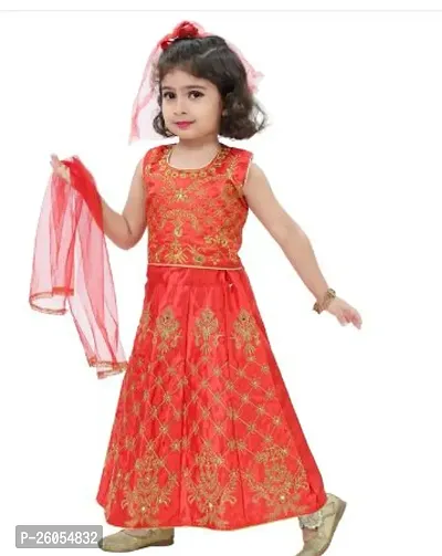 Elegant Peach Net Embroidered Dresses with Dupatta For Girls-thumb2