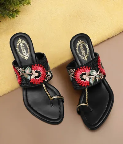 Stylish Multicoloured Synthetic Leather Solid Sandals For Women