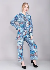 Contemporary Multicoloured Cotton Printed Co-Ords Set For Women-thumb1