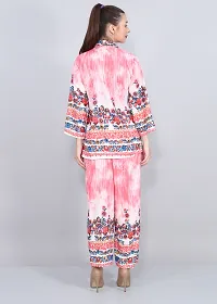 Contemporary Pink Polyester Printed Co-Ords Set For Women-thumb4