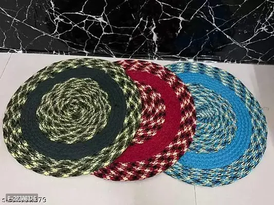 Designer Multicoloured Cotton Blend Printed Door Mats