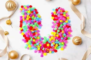 NAVMAV Acrylic Spacer Beads Multcolor Small Rose Flower Design Pastable Beads for Embroidery Link Charms for Necklace Bracelet Loose Beads Slide Beads Jewelry Making Craft 6mm 50pcs-thumb3