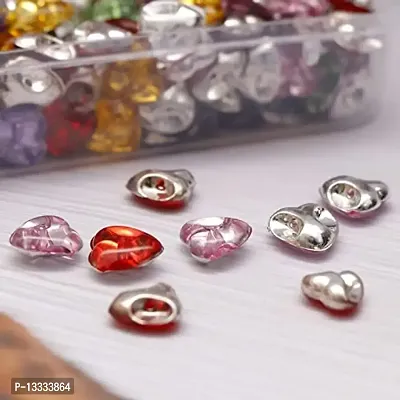 100pcs Acrylic Heart Shaped Beads For Diy Jewelry Making, Bracelets,  Necklaces, Rings, Friendship Bracelets, Earrings