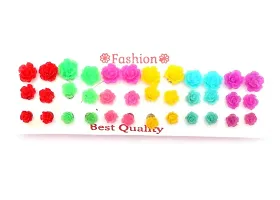 NAVMAV Stylish Dailywear Mini Card  Stud Earring/Ear Stud /Tops For Girls Pack Of 66airs-thumb2