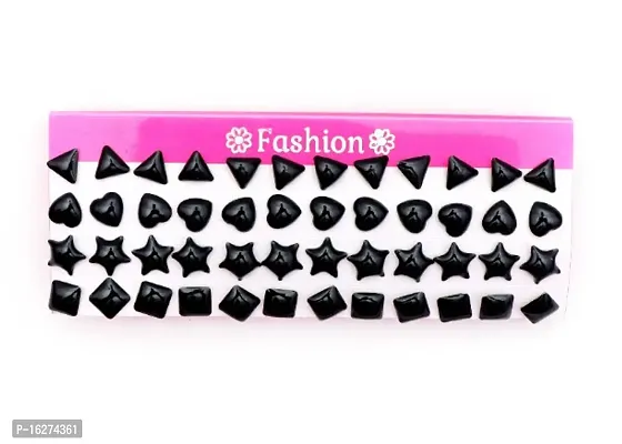 NAVMAV Stylish Dailywear Mini Card  Stud Earring/Ear Stud /Tops For Girls Pack Of 66airs-thumb4
