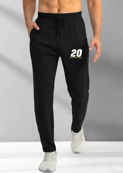 Stylish Blend Regular Track Pant For Men