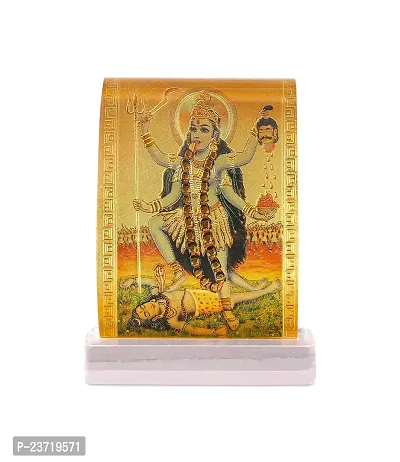 Rhymestore Kali MATA ji Murti for Car Dashboard, Office Table, Home, Mandir | Idol Statue Showpiece Decor Sculpture for Gift-thumb0