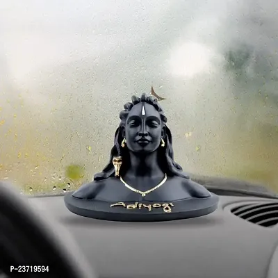 Rhymestore RYM Adiyogi Statue for Car Accessories for Dash Board, Pooja  Gift, Decore Items for Home  Office, Made in India-thumb5