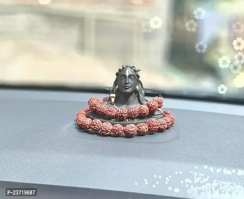 Rhymestore RYM Mahadev Statue for Car Accessories for Dashboard, Pooja  Gifts, Decore Items for Home  Office, Made in India