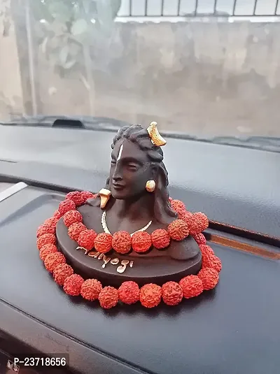 Rhymestore Idols for Car Dashboard/Small Decorative Showpiece for Car Dashboard Idol, Home D?cor Decoration  Gifting Purpose (ADIYOGI)-thumb5