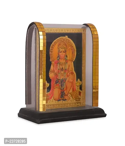 Rhymestore RYM Hindu God Lord Hanuman Ji mahabali Bajarangbali Acrylic Frame for Home, Office  Car Temple-thumb0