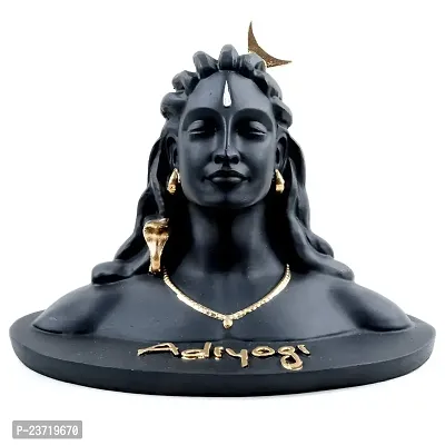 Rhymestore Adiyogi Statue for Car Dash Board, Pooja for Home  Office Decore, Made in India (Adiyogi) (Solid- not Hollow)