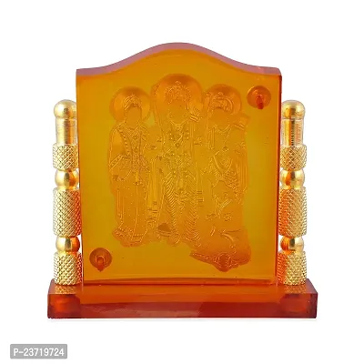 Rhymestore Acrylic Gold Plated Frame of RAM DARBAR for Home Office  car Temples-thumb4