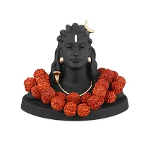 Rhymestore Idols for Car Dashboard/Small Decorative Showpiece for Car Dashboard Idol, Home D?cor Decoration  Gifting Purpose (ADIYOGI)-thumb3