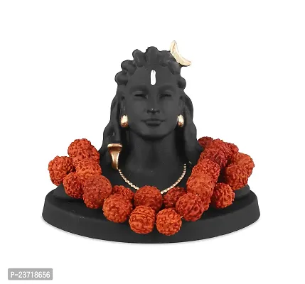 Rhymestore Idols for Car Dashboard/Small Decorative Showpiece for Car Dashboard Idol, Home D?cor Decoration  Gifting Purpose (ADIYOGI)-thumb4