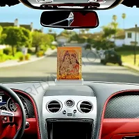 Rhymestore Shiv Parivar Curve Shaped Murti for Car Dashboard, Office Table, Home, Mandir | Idol Statue Showpiece Decor Sculpture for Gift-thumb4