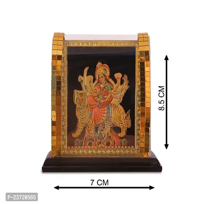 Rhymestore RYM Sherowali MATA Murti for Car Dashboard, Office Table, Home, Mandir | Idol Statue Showpiece Decor Sculpture for Gift-thumb4