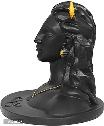 Rhymestore Adiyogi Statue for Car Dash Board, Pooja for Home  Office Decore, Made in India (Adiyogi) (Solid- not Hollow)-thumb4