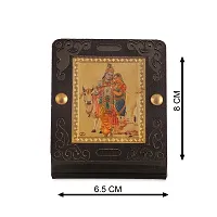 Rhymestore Radha Krishna Murti for Car Dashboard, Office Table, Home, Mandir | Idol Statue Showpiece Decor Sculpture for Gift-thumb3