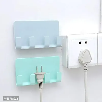 Rhymestore? Wall Mount Phone Holder with Adhesive Strips, Charging Holder Compatible with iPhone, Smartphone and Mini Tablet (1pcs, Made in India)