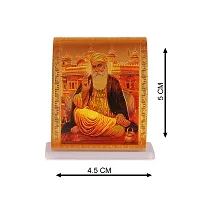 Rhymestore RYM Acrylic Showpiece Guru Nanak Dev Ji  Guru Govind Singh Ji Figurine for Car Dashboard Home  Office Decor-thumb3