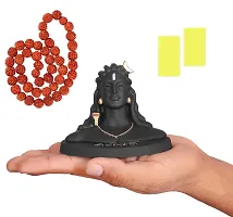 Rhymestore Idols for Car Dashboard/Small Decorative Showpiece for Car Dashboard Idol, Home D?cor Decoration  Gifting Purpose (ADIYOGI)-thumb1