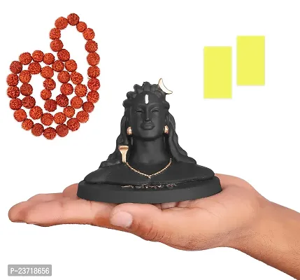 Rhymestore Idols for Car Dashboard/Small Decorative Showpiece for Car Dashboard Idol, Home D?cor Decoration  Gifting Purpose (ADIYOGI)-thumb2