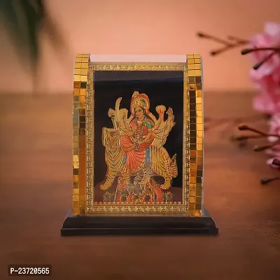 Rhymestore RYM Sherowali MATA Murti for Car Dashboard, Office Table, Home, Mandir | Idol Statue Showpiece Decor Sculpture for Gift-thumb3