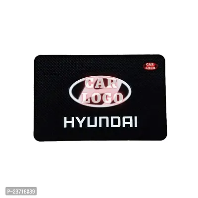 Rhymestore Anti-Slip Car Dashboard Mat Non-Sticky Pad for Car Interior, Office, Home  Table (1 Pieces) (Hyundai Mat)-thumb0