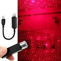 Rhymestore Aluminium Alloy Usb Adjustable Romantic Star Projector Night Lights, Black, Pack of 1-thumb1