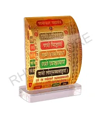 Rhymestore Namokar Mantra Murti for Car Dashboard, Office Table, Home, Mandir | Idol Statue Showpiece Decor Sculpture for Gift-thumb2