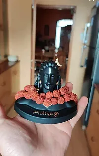 Rhymestore Adiyogi Statue for Car Accessories for Dash Board, Pooja  Gift,Decore Items for Home  Office, Made in India (Adiyogi), Engineered Wood-thumb3