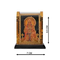 Rhymestore RYM Hindu God Lord Hanuman Ji mahabali Bajarangbali Acrylic Frame for Home, Office  Car Temple-thumb2